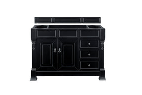 48" Brookfield Single Bathroom Vanity, Antique Black