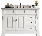 48" Brookfield Single Bathroom Vanity, Bright White