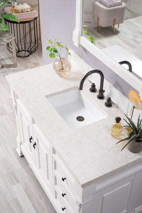 48" Brookfield Single Bathroom Vanity, Bright White