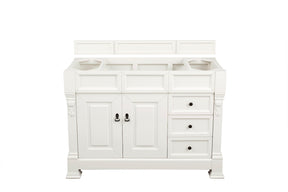 48" Brookfield Single Bathroom Vanity, Bright White