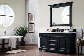 60" Brookfield Antique Black Single Bathroom Vanity, James Martin Vanities - vanitiesdepot.com