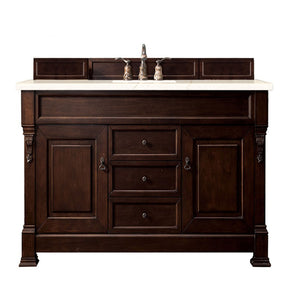 60" Brookfield Single Bathroom Vanity, Burnished Mahogany