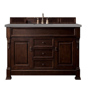 60" Brookfield Single Bathroom Vanity, Burnished Mahogany