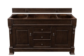 60" Brookfield Burnished Mahogany Single Bathroom Vanity, James Martin Vanities - vanitiesdepot.com