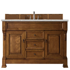 60" Brookfield Single Bathroom Vanity, Country Oak