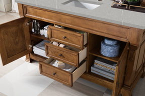 60" Brookfield Single Bathroom Vanity, Country Oak