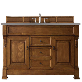 60" Brookfield Single Bathroom Vanity, Country Oak