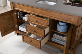 60" Brookfield Single Bathroom Vanity, Country Oak