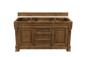 60" Brookfield Country Oak Single Bathroom Vanity, James Martin Vanities - vanitiesdepot.com