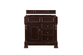 36" Brookfield Single Bathroom Vanity, Burnished Mahogany