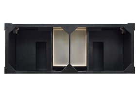 60" Brookfield Antique Black Double Vanity Bathroom Vanity, James Martin Vanities - vanitiesdepot.com