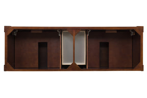 72" Brookfield Warm Cherry Double Bathroom Vanity, James Martin Vanities - vanitiesdepot.com