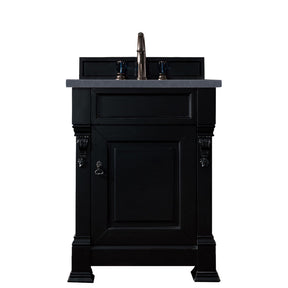 26" Brookfield Single Bathroom Vanity, Antique Black