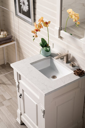 26" Brookfield Single Bathroom Vanity, Bright White