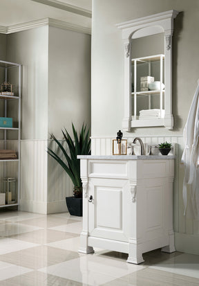 26" Brookfield Single Bathroom Vanity, Bright White