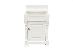 26" Brookfield Single Bathroom Vanity, Bright White