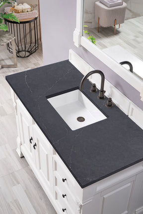 48" Brookfield Single Bathroom Vanity, Bright White