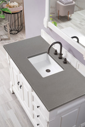 48" Brookfield Single Bathroom Vanity, Bright White
