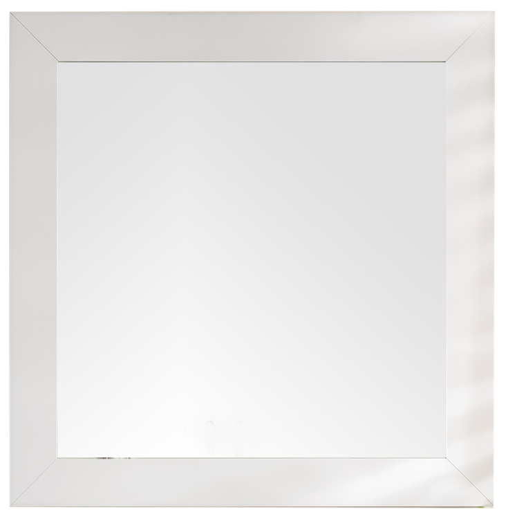 Weston 40" Rectangular Mirror, Bright White, James Martin Vanities - vanitiesdepot.com