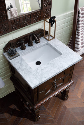 26" Balmoral Single Sink Bathroom Vanity, James Martin Vanities - vanitiesdepot.com