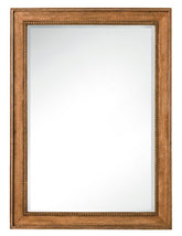 Bristol 29" Rectangular Mirror, Saddle Brown