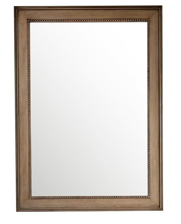 Bristol 29" Rectangular Mirror, White Washed Walnut, James Martin Vanities - vanitiesdepot.com