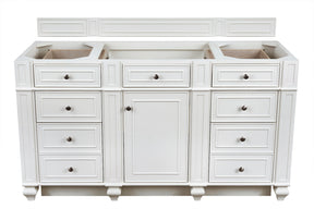 60" Bristol Single Bathroom Vanity, Bright White