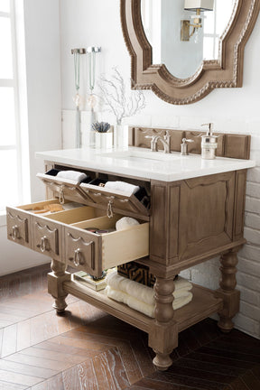 36" Castilian Empire Gray Single Sink Bathroom Vanity, James Martin Vanities - vanitiesdepot.com