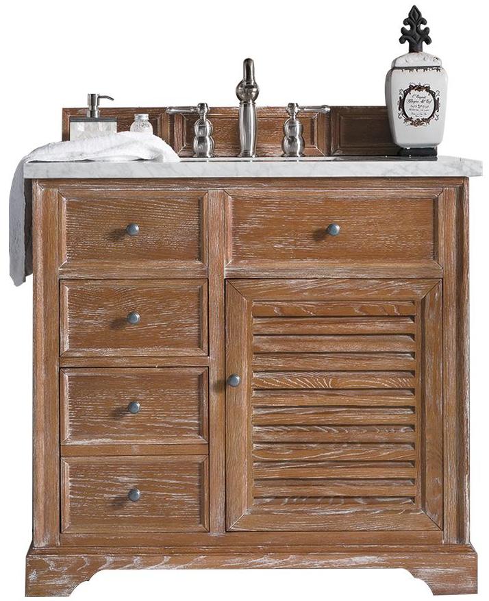 36" Savannah Single Bathroom Vanity, Driftwood