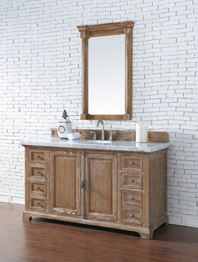 60" Providence Driftwood Single Bathroom Vanity, James Martin Vanities - vanitiesdepot.com