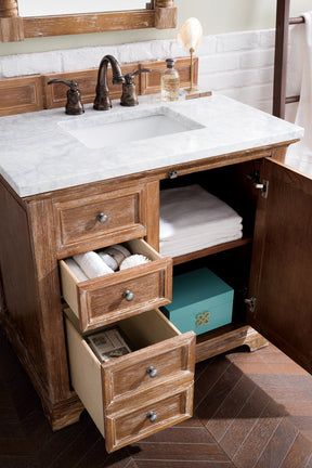 36" Providence Driftwood Single Bathroom Vanity, James Martin Vanities - vanitiesdepot.com