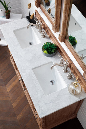 60" Providence Driftwood Double Sink Bathroom Vanity, James Martin Vanities - vanitiesdepot.com
