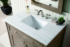 36" Chicago Whitewashed Walnut Single Sink Bathroom Vanity, James Martin Vanities - vanitiesdepot.com