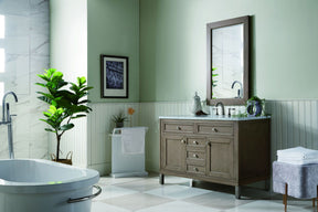 48" Chicago Whitewashed Walnut Single Sink Bathroom Vanity, James Martin Vanities - vanitiesdepot.com