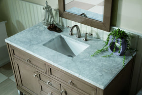 48" Chicago Whitewashed Walnut Single Sink Bathroom Vanity, James Martin Vanities - vanitiesdepot.com