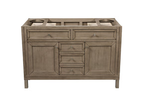 48" Chicago Whitewashed Walnut Single Sink Bathroom Vanity, James Martin Vanities - vanitiesdepot.com