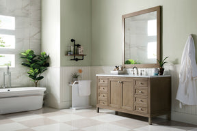 60" Chicago Whitewashed Walnut Single Sink Bathroom Vanity, James Martin Vanities - vanitiesdepot.com