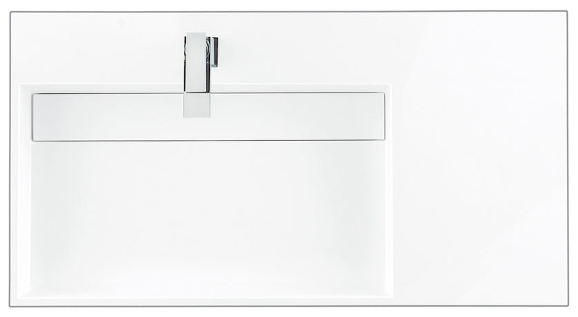 36" Columbia Single Sink Bathroom Vanity, Latte Oak & Brushed Nickel