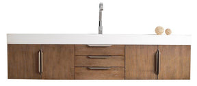 72" Mercer Island Latte Oak Single Sink Bathroom Vanity, James Martin Vanities - vanitiesdepot.com