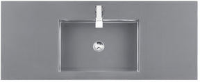 48" Columbia Single Sink Bathroom Vanity, Glossy White w/ Radiant Gold