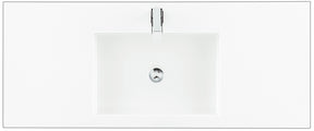 48" Mercer Island Single Sink Bathroom Vanity, Coffee Oak w/ Radiant Gold
