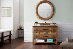 48" Malibu Honey Alder Single Sink Bathroom Vanity, James Martin Vanities - vanitiesdepot.com