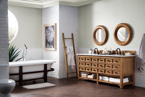 72" Malibu Honey Alder Double Sink Bathroom Vanity, James Martin Vanities - vanitiesdepot.com
