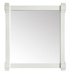 35" Brittany Mirror, Bright White