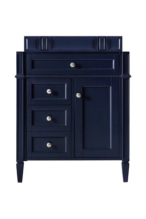 30" Brittany Single Sink Bathroom Vanity, Victory Blue