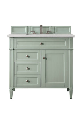 36" Brittany Single Bathroom Vanity, Sage Green