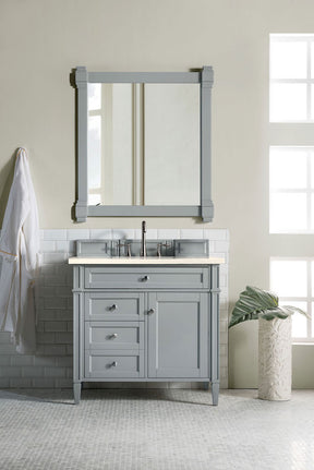 36" Brittany Single Bathroom Vanity, Urban Gray