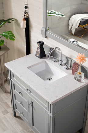 36" Brittany Single Bathroom Vanity, Urban Gray