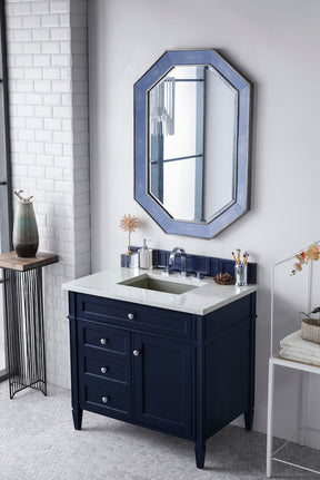 36" Brittany Single Bathroom Vanity, Victory Blue