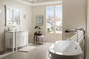 46" Brittany Single Bathroom Vanity, Bright White